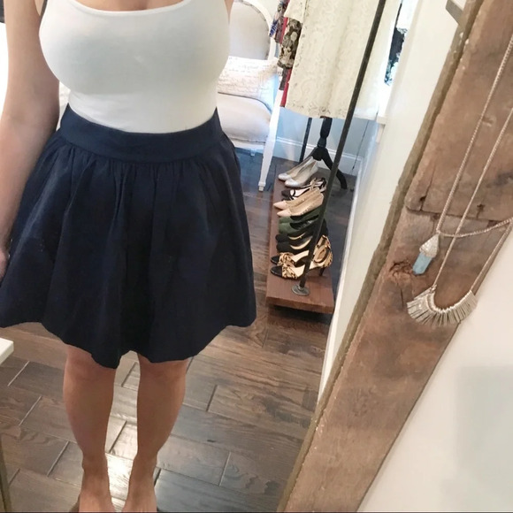 Banana Republic size 0 blue party/dinner skirt - Picture 4 of 7